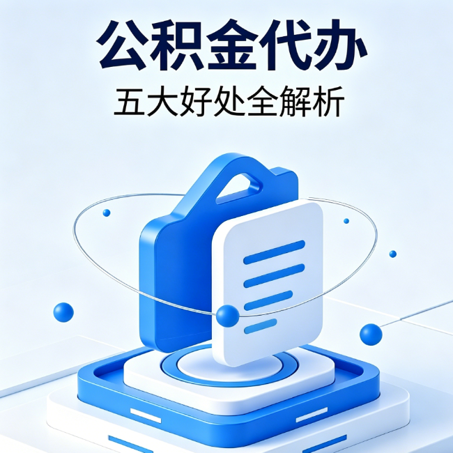 合肥公积金代办到底值不值？这5大好处让你少走弯路